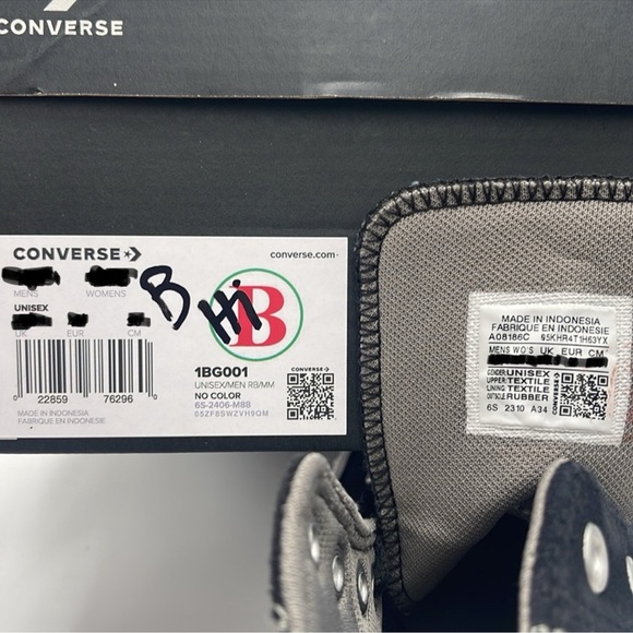 Converse Men’s Chuck Taylor All Star Mix Material 'Black' - A08186C Expeditedshi - Picture 16 of 16